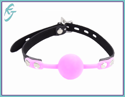 Gag - Silicone Ball Gag (Pink)