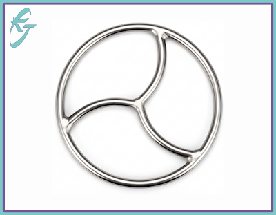 Stainless Steel Shibari Triskelion Ring