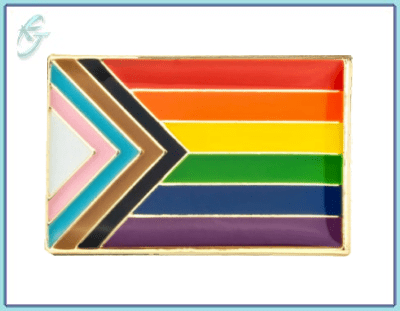 LGBTQ+ Progress Run Pin