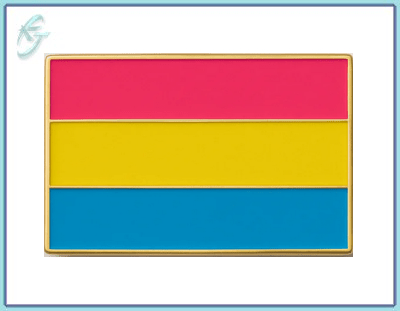Pansexual Pride Run Pin