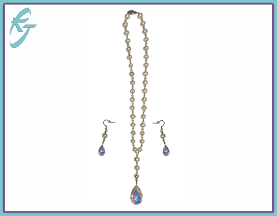 Freshwater Pearl Necklace & Earring Set